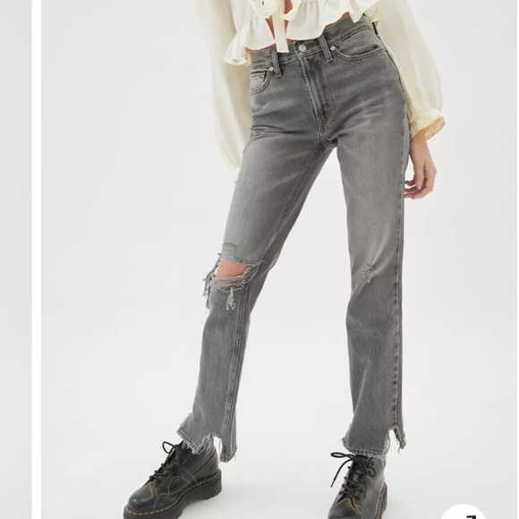 BDG Mid-Rise Bootcut Jean‎ – Destroyed Grey Denim - Picture 2 of 7